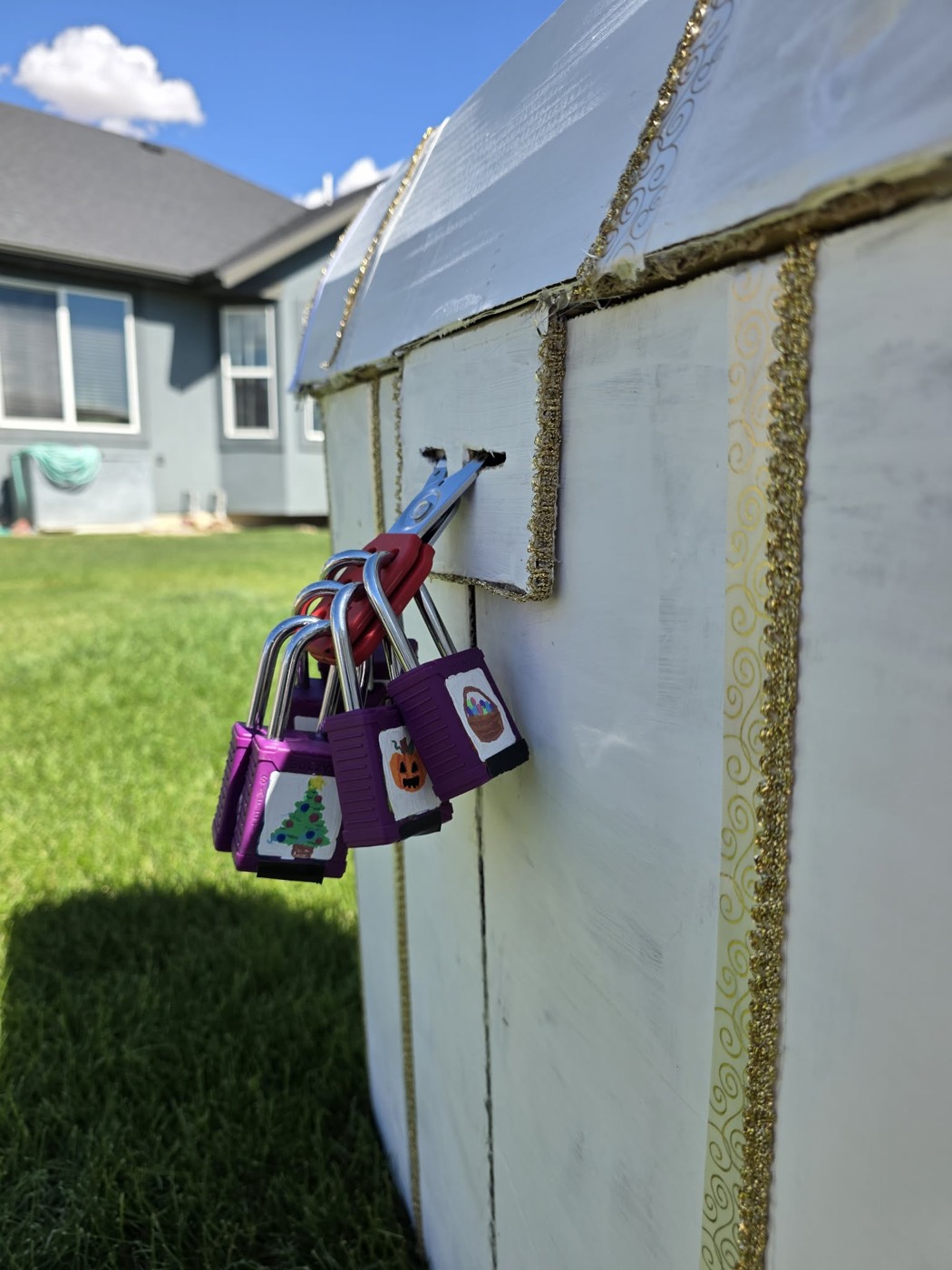 A ring of padlocks, one per holiday, Locked-In Adventures & Escapes
