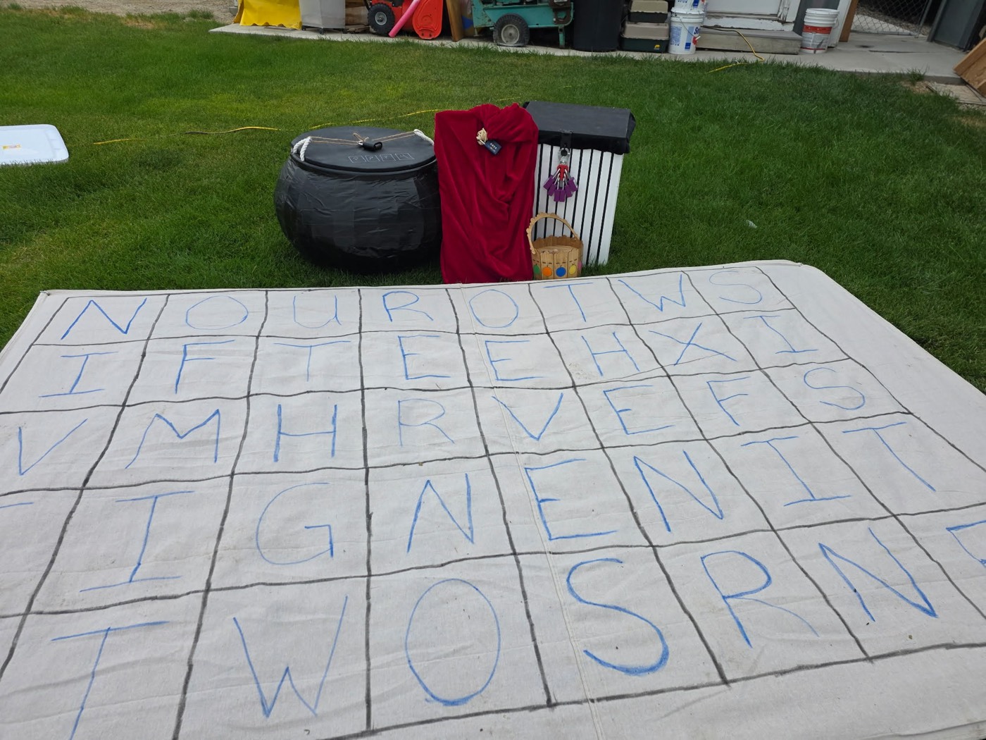 Clues placed around the space, Locked-In Adventures & Escapes